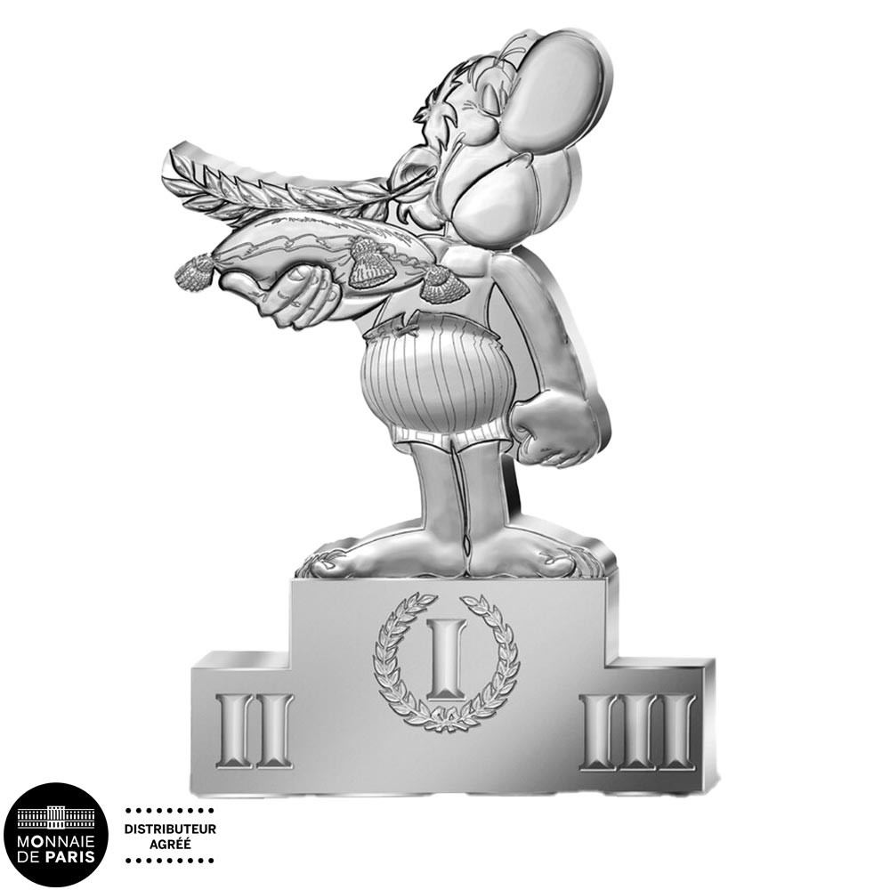 10 Euro Argent France BE 2024 - Astérix sur le podium