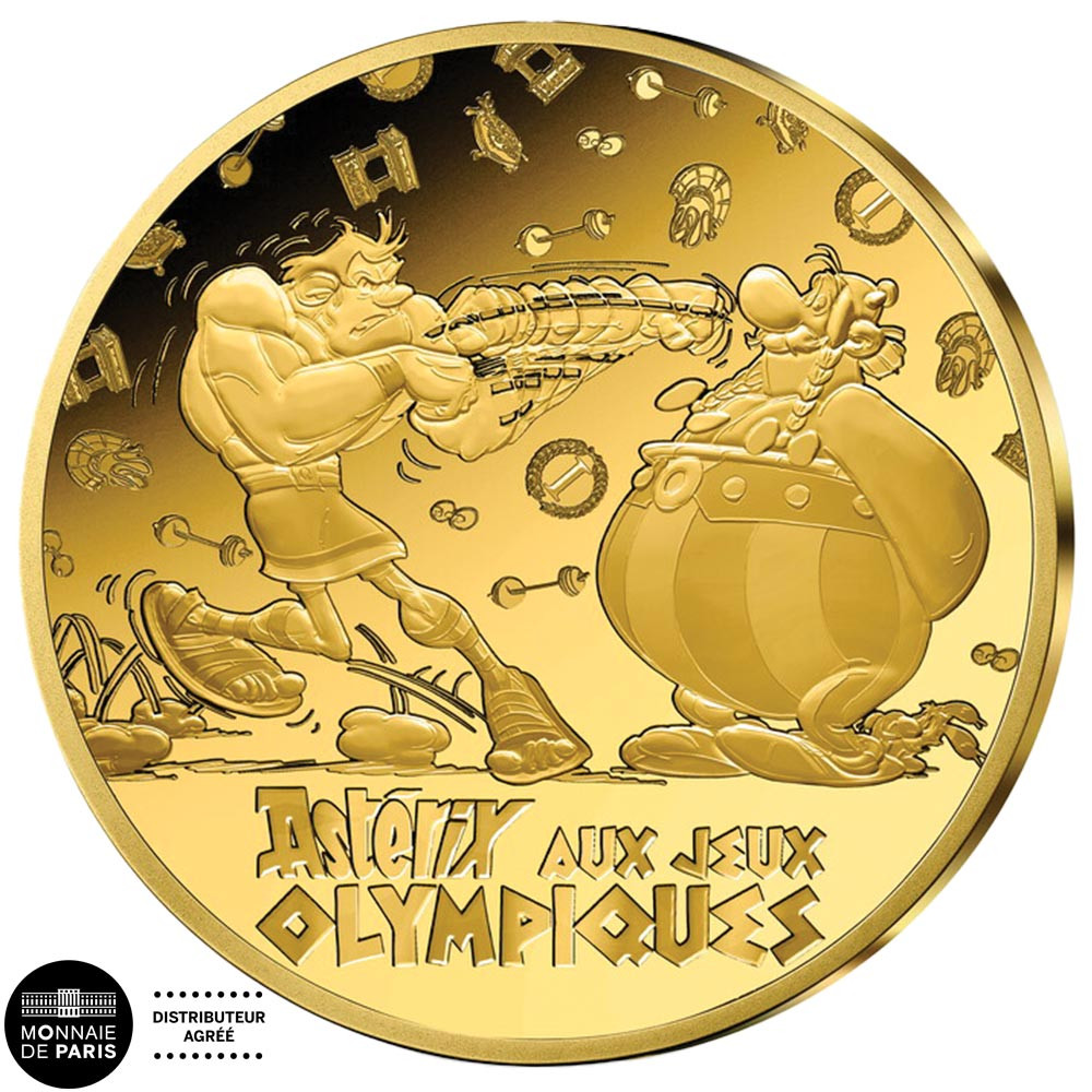 50 Euro Or France BE 2024 - Pugilat - Astérix