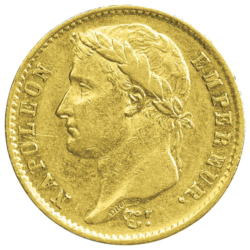 20 Francs Or Napoléon Ier Tête Laurée1807A - Type “Transitoire”