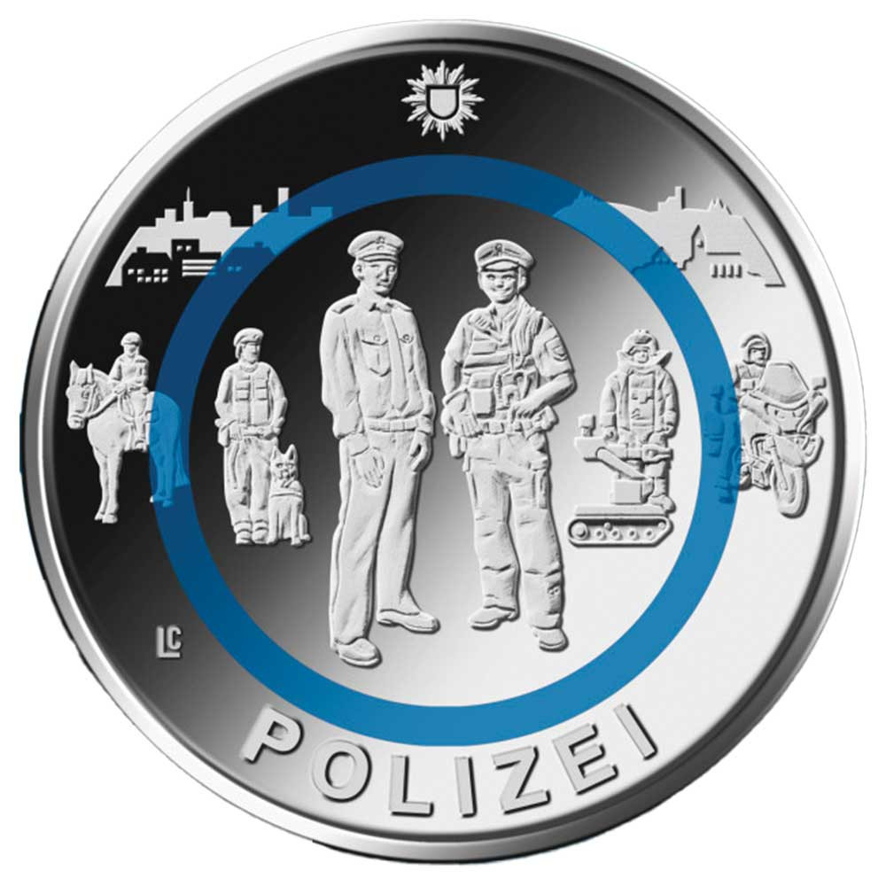 10 Euro Allemagne BU 2024 - Police