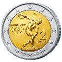 La 2 Euro Grèce 2004 - JO d’été à Athènes à 8,90 Euro au lieu de 17,80 Euro