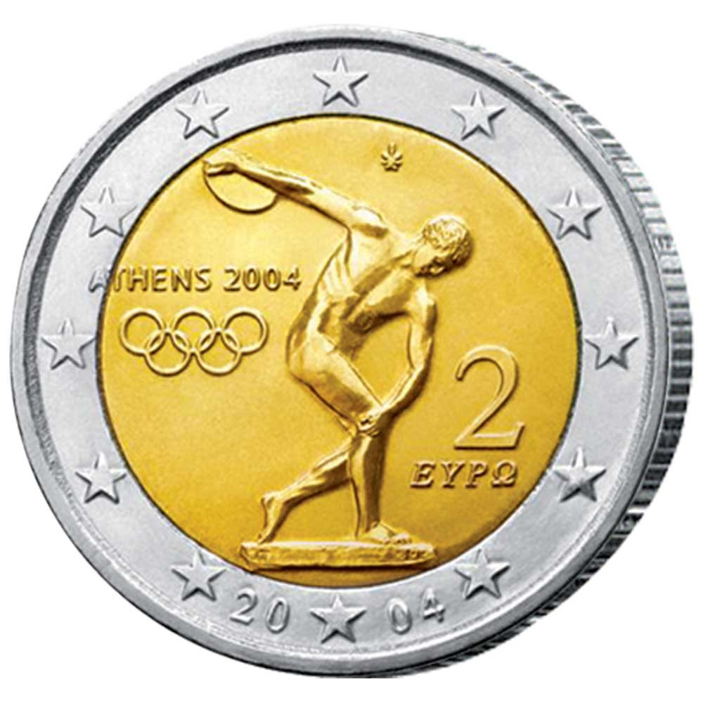 La 2 Euro Grèce 2004 - JO d’été à Athènes à 8,90 Euro au lieu de 17,80 Euro