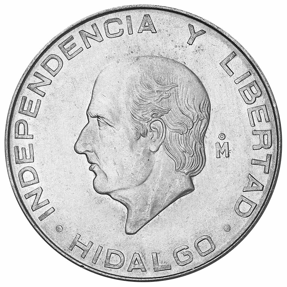 5 Pesos Argent Mexique 1955-1957