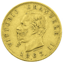 20 Lires Or Italie -...