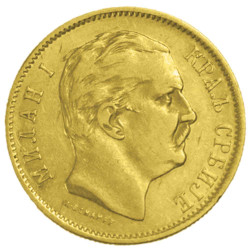 10 Dinars Or Serbie...