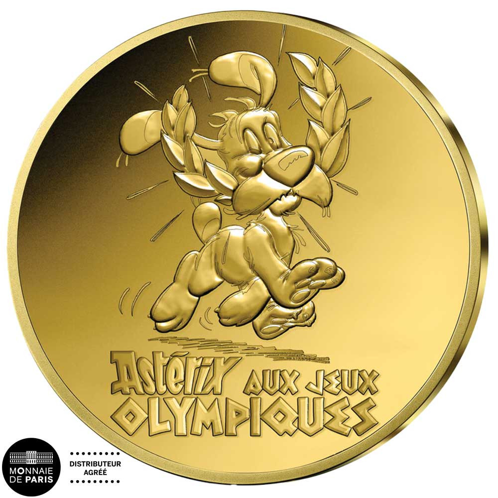 5 Euro Or France BE 2024 - Astérix aux Jeux Olympiques