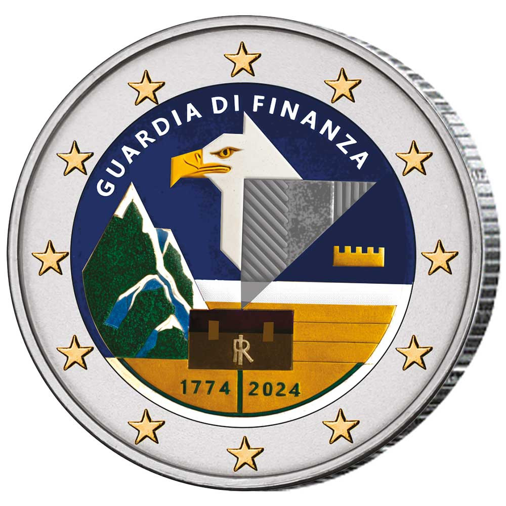 2 Euro Italie 2024 - Garde des finances