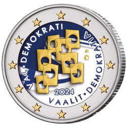 2 Euro Finlande  2024 - Élections et démocratie