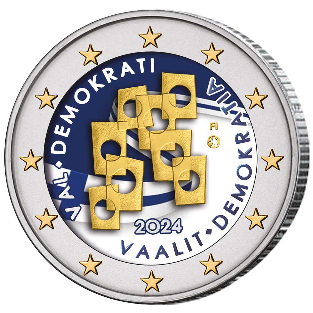 2 Euro Finlande  2024 - Élections et démocratie