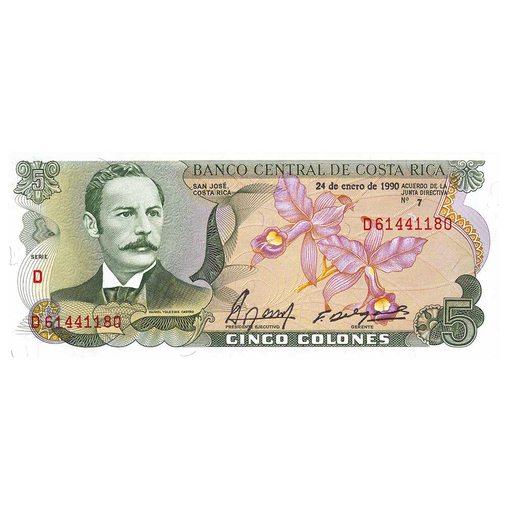5 Colón Costa Rica - Rafael Yglesias Castro