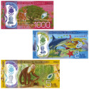Lot de 3 billets Costa Rica (2)