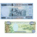 Lot de 2 billets Rwanda (2)