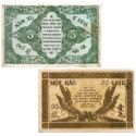 Lot de 2 billets Indochine 1942 (2)