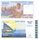 Lot de 2 billets Madagascar (2)