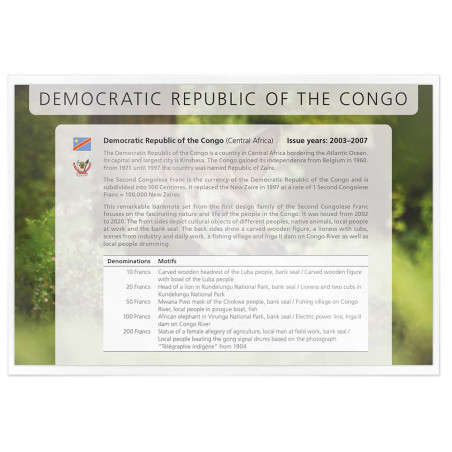 Lot de 5 billets Congo (3)