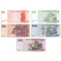 Lot de 5 billets Congo (4)
