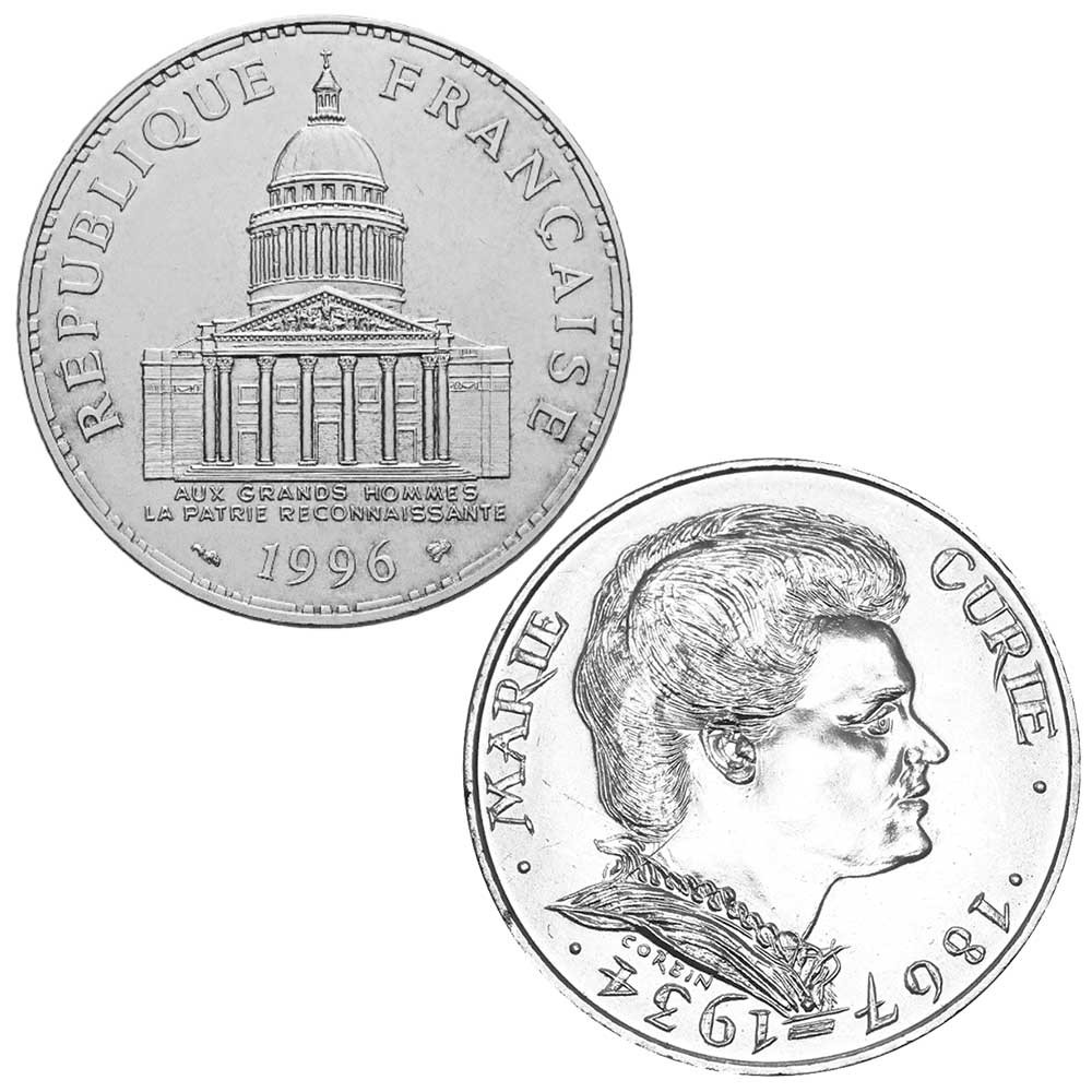Lot des 2 x 100 Francs Argent