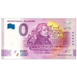 Billet Souvenir 0 Euro - Maison natale de Mozart