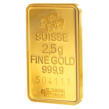 Lingot Or 2,5 grammes (2)