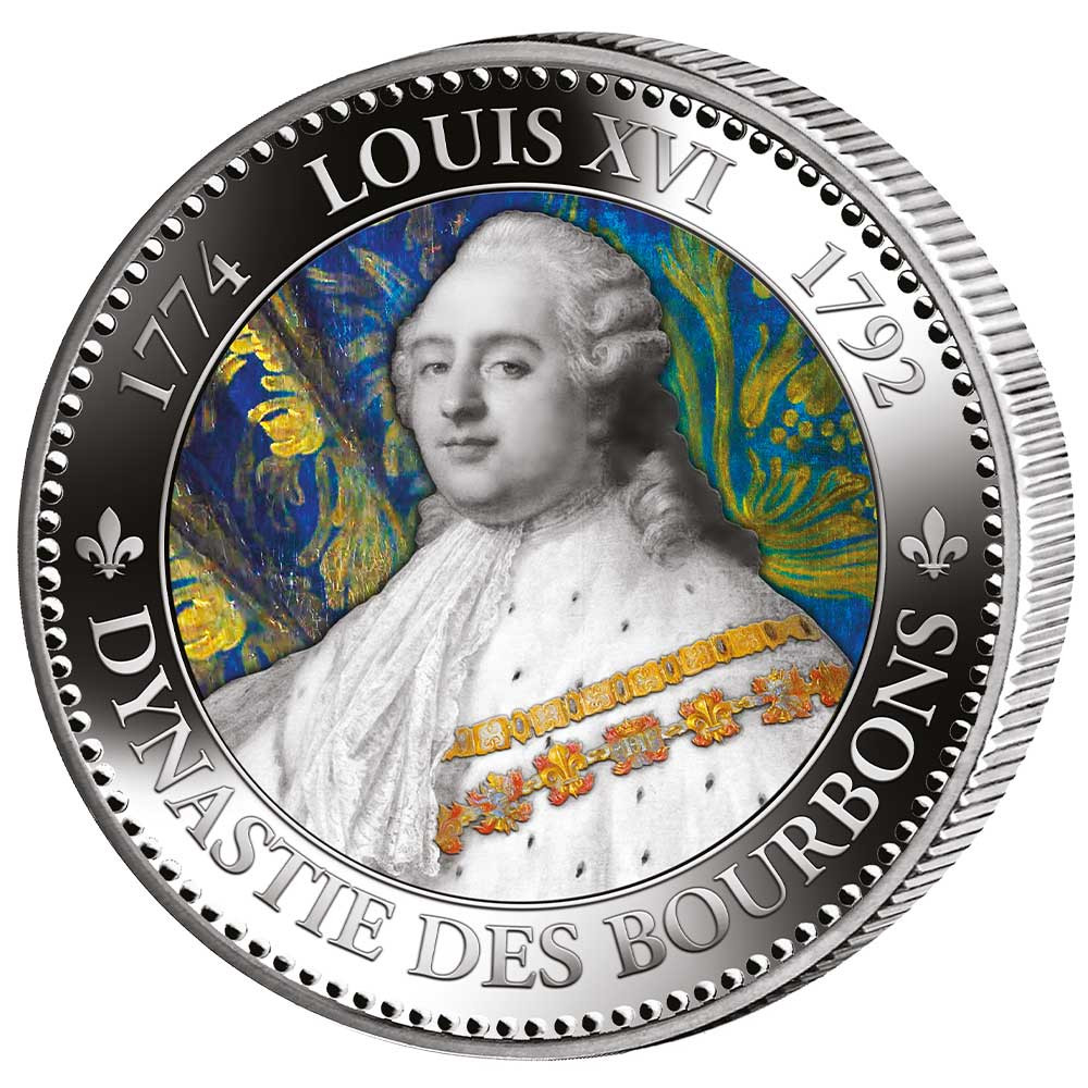 Pièce de collection colorisée - Louis XVI