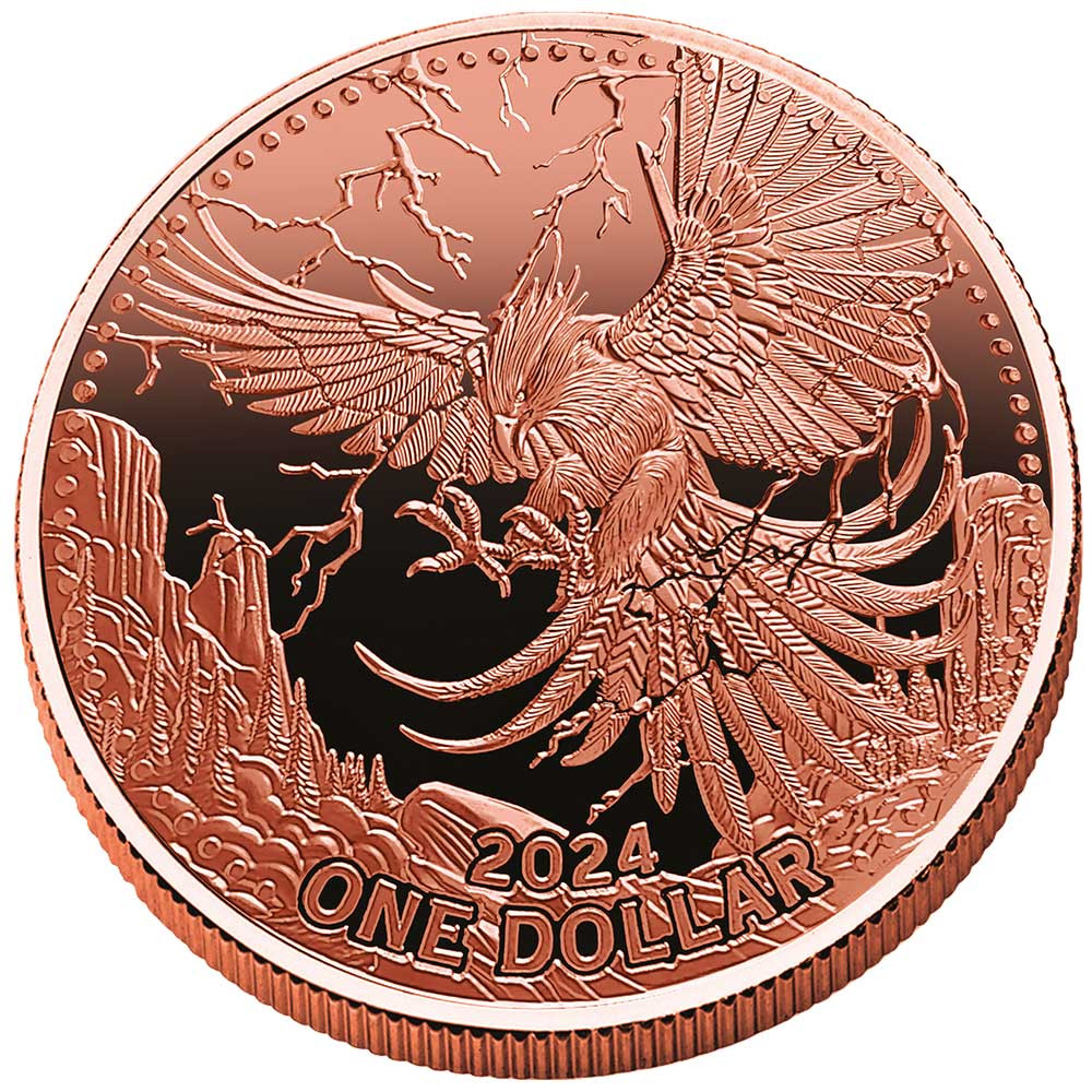 1 Dollar Cuivre BU 2024 - Mesa Grande - Oiseau Tonnerre