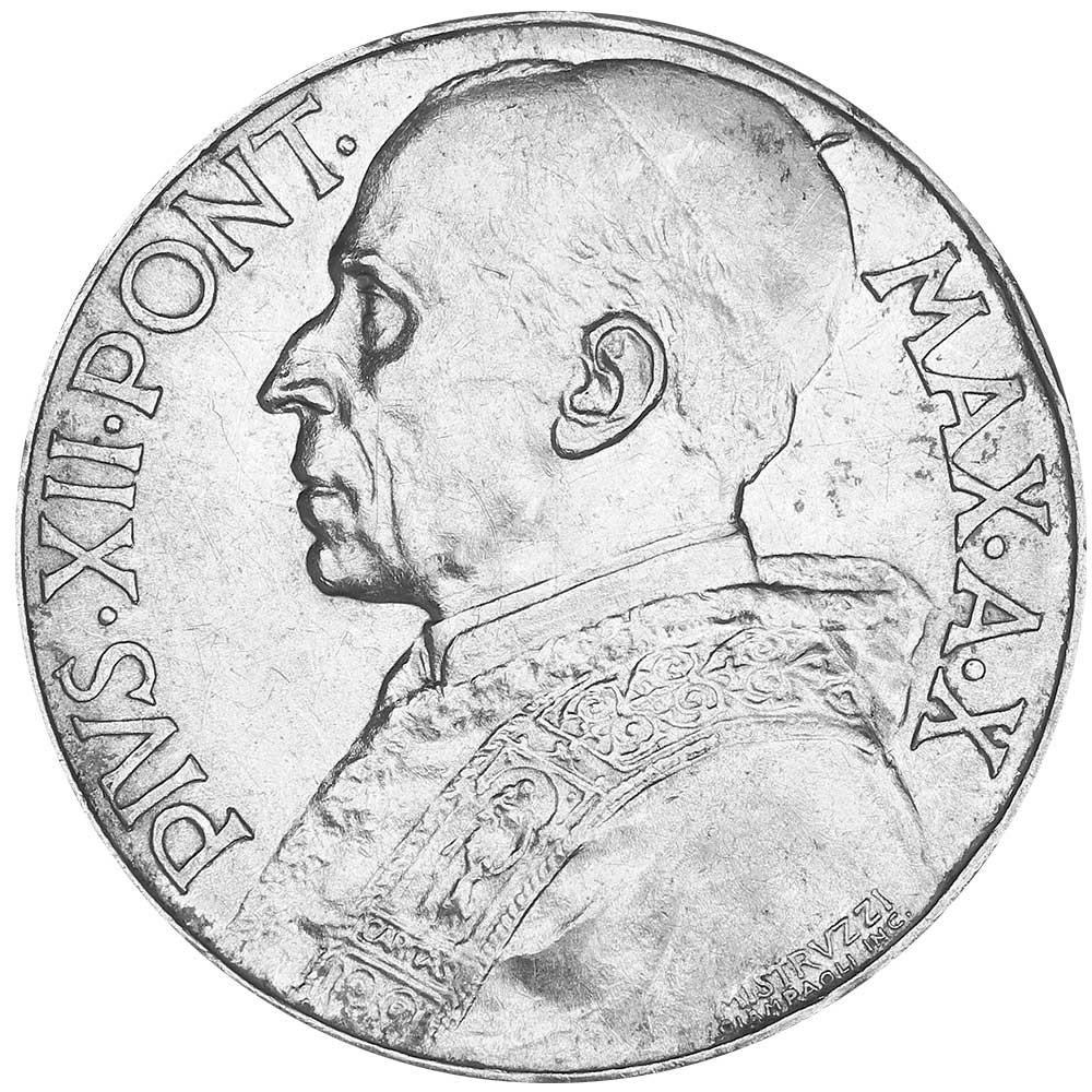 10 Lires Vatican 1947-1949 - Pie XII