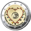 2 Euro Portugal BE couleur 2024 - Jeux Olympiques d’été 2024