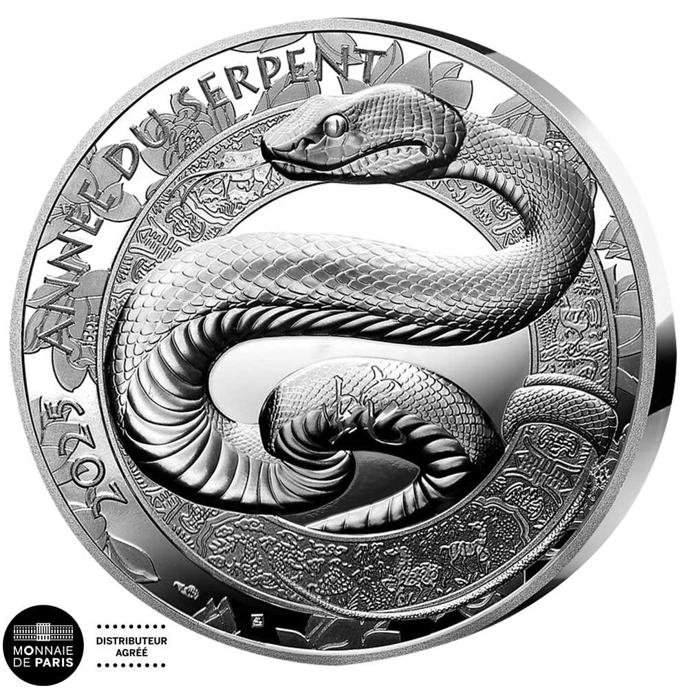 10 Euro Argent France BE 2025 - Année du Serpent