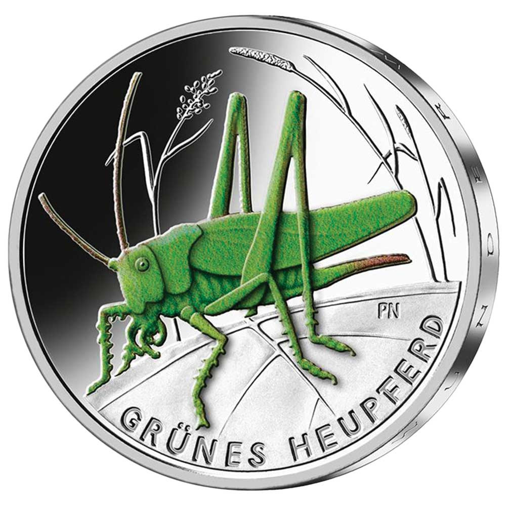 5 Euro Allemagne 2024 colorisée - Sauterelle