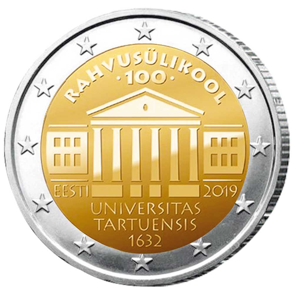 2 Euro Estonie 2019 - Université de Tartu