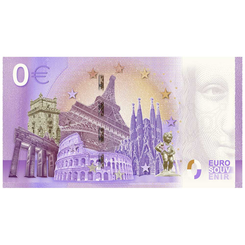 Euro Rome Billet Souvenir 0 Euro - Rome - Colisée - Trésor du Patrimoine