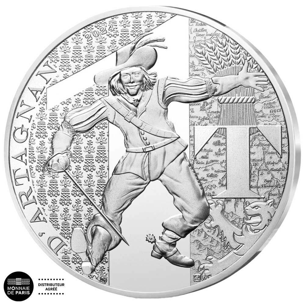 10 Euro Argent France 2024 - D’Artagnan