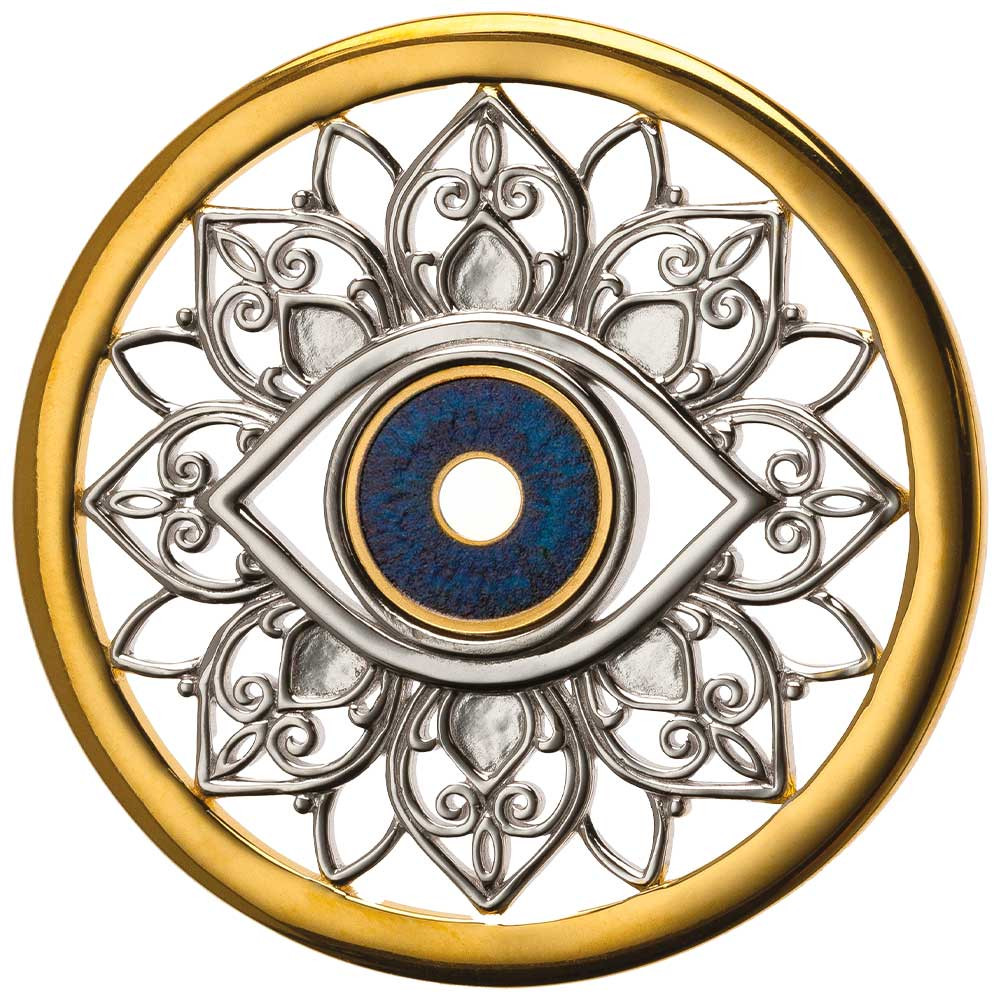 10 Dollars Or et Argent BE 2024 - Œil de protection