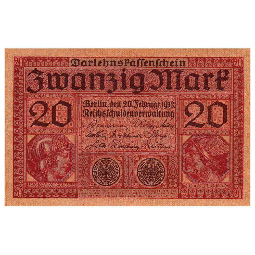 20 Marks Allemagne 1918