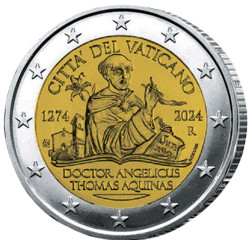 2 Euro Vatican BE 2024 - Thomas d’Aquin