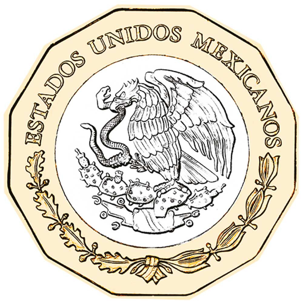 20 Pesos Mexique 2021