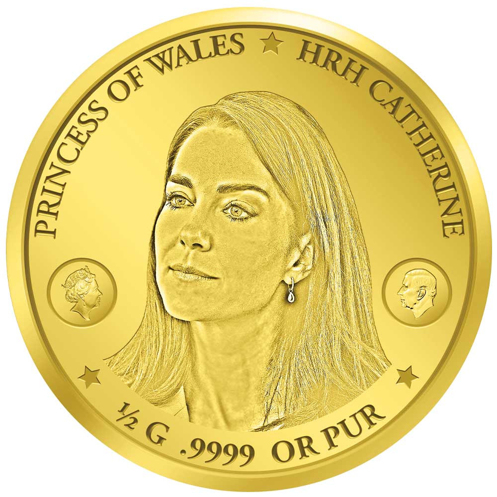 1500 Francs Or BE 2025 - Catherine Princesse de Galles
