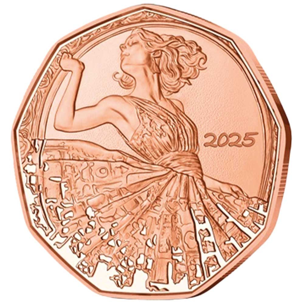 5 Euro Autriche 2025 - Danser librement