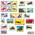 100 timbres voitures anciennes