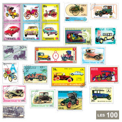 100 timbres voitures anciennes