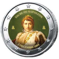 2 Euro Sacre de Napoléon colorisée
