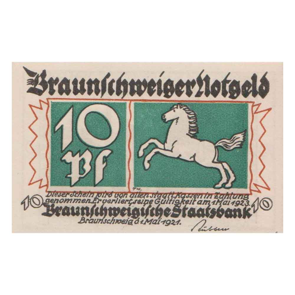 10 Pfennigs Allemagne 1921