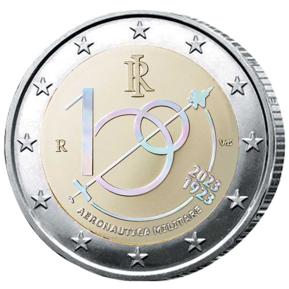 2 Euro Italie 2023 - 100 ans de l’armée de l’air