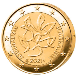 2 Euro Finlande 2021 dorée...