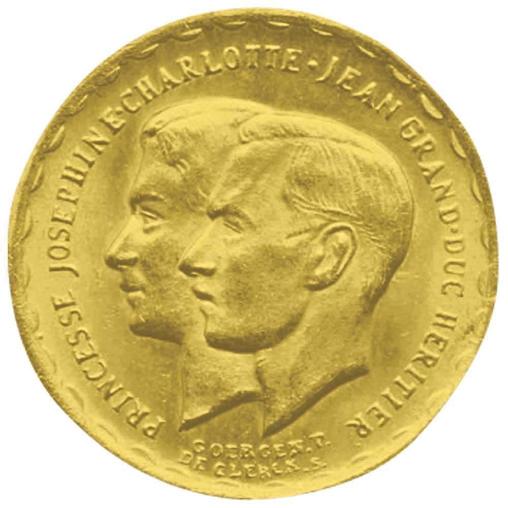 20 Francs Or Luxembourg 1953 - Mariage
