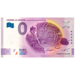 Billets Souvenir 0 Euro - Charlie Chaplin “La ruée vers l’or”