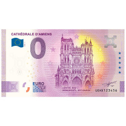 Billets Souvenir 0 Euro - Cathédrale d’Amiens