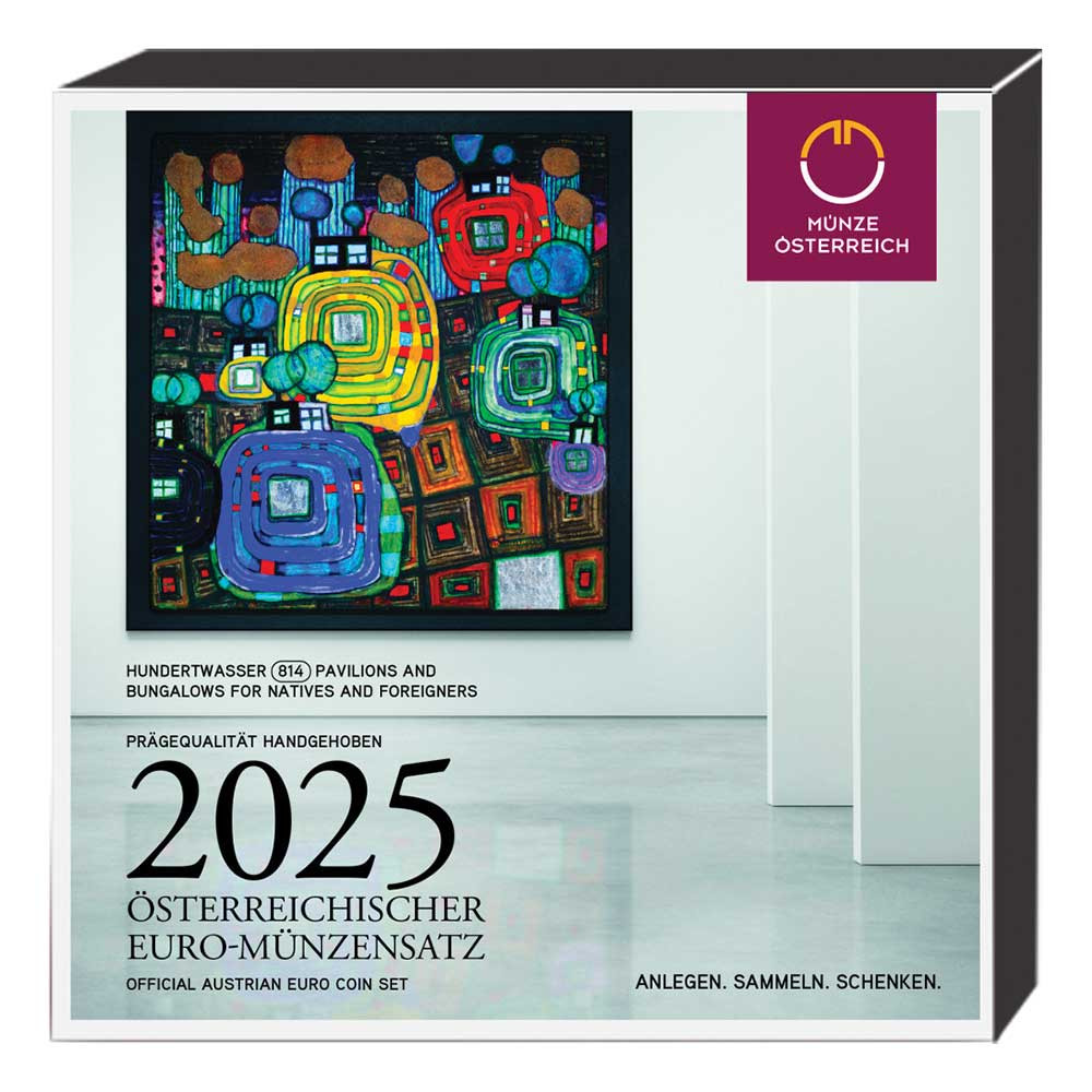 Série Autriche BU 2025 - Friedensreich Hundertwasser