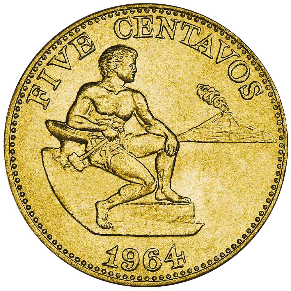 5 Centavos Philippine (1958-1966) - Vulcain