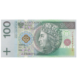 100 Zlotych Pologne 1994